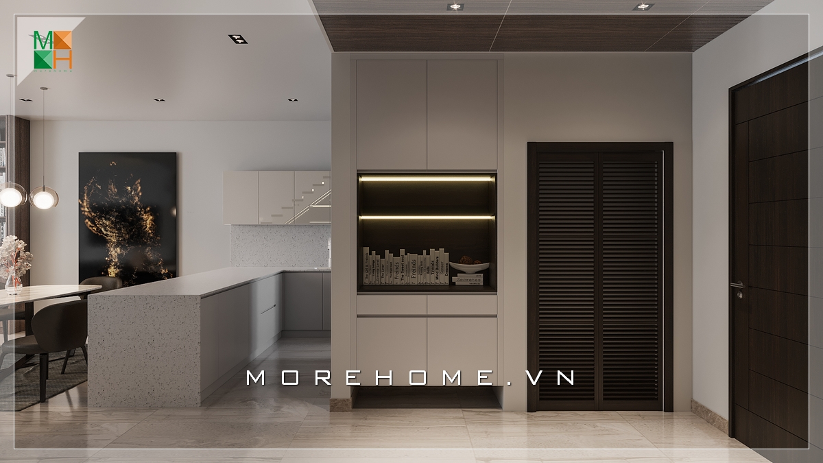 Gợi ý mẫu thiết kế không gian bếp chung cư, nhà phố, biệt thự hiện đại và rất tiện nghi, thiết kế có đảo bếp khoa học và thể hiện đẳng cấp riêng cho ngôi nhà. Thiết kế phòng bếp biệt thự